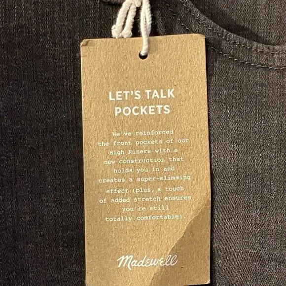 NWT Madewell Cali Demi-Boot Chewed Hem Jeans Plus Size Curvy 37Petite - Picture 6 of 14